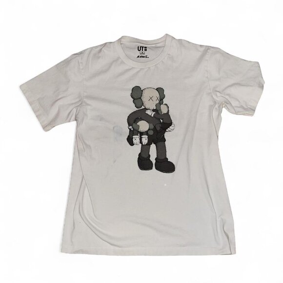 Uniqlo Kaws White Graphic T Shirt - Picture 1 of 4